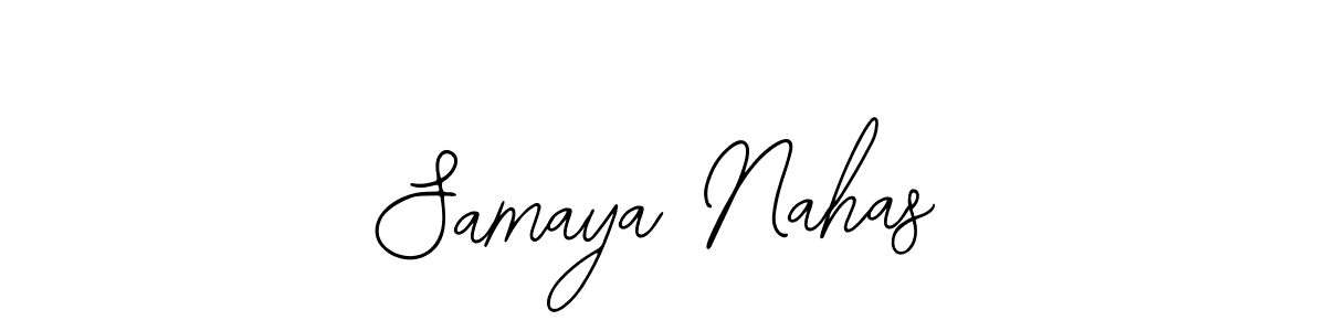 This is the best signature style for the Samaya Nahas name. Also you like these signature font (Bearetta-2O07w). Mix name signature. Samaya Nahas signature style 12 images and pictures png