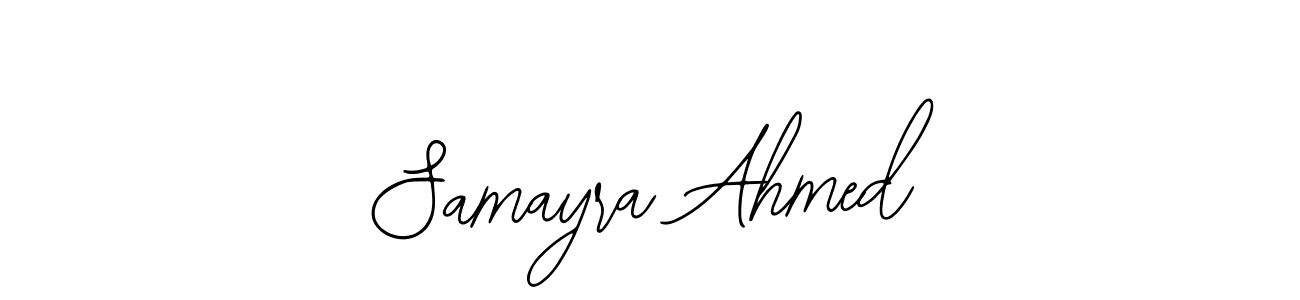 Samayra Ahmed stylish signature style. Best Handwritten Sign (Bearetta-2O07w) for my name. Handwritten Signature Collection Ideas for my name Samayra Ahmed. Samayra Ahmed signature style 12 images and pictures png