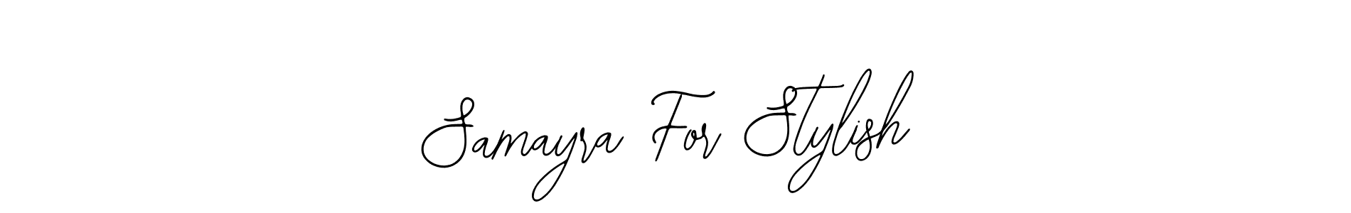 if you are searching for the best signature style for your name Samayra For Stylish. so please give up your signature search. here we have designed multiple signature styles  using Bearetta-2O07w. Samayra For Stylish signature style 12 images and pictures png