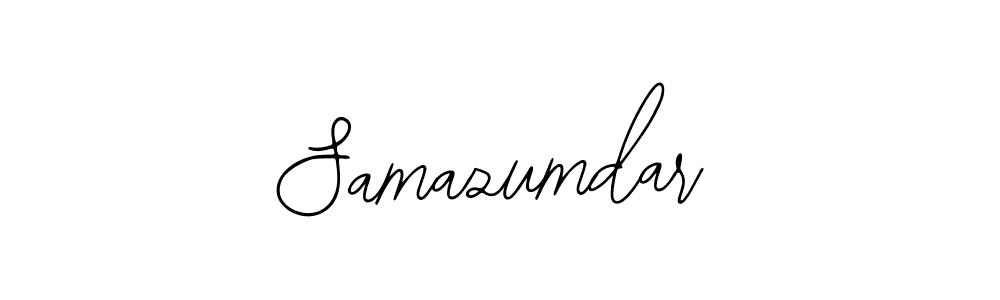 You should practise on your own different ways (Bearetta-2O07w) to write your name (Samazumdar) in signature. don't let someone else do it for you. Samazumdar signature style 12 images and pictures png