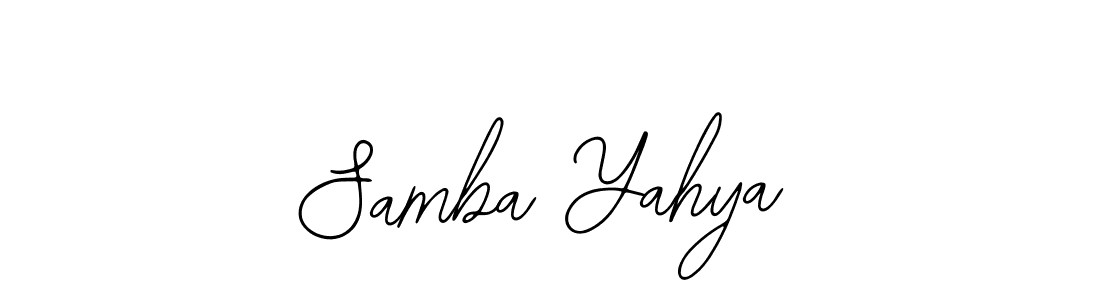 Similarly Bearetta-2O07w is the best handwritten signature design. Signature creator online .You can use it as an online autograph creator for name Samba Yahya. Samba Yahya signature style 12 images and pictures png