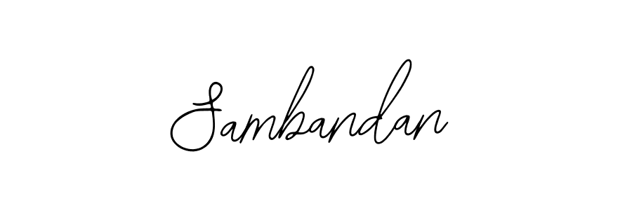 How to make Sambandan signature? Bearetta-2O07w is a professional autograph style. Create handwritten signature for Sambandan name. Sambandan signature style 12 images and pictures png