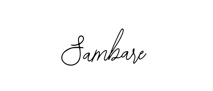 Also You can easily find your signature by using the search form. We will create Sambare name handwritten signature images for you free of cost using Bearetta-2O07w sign style. Sambare signature style 12 images and pictures png