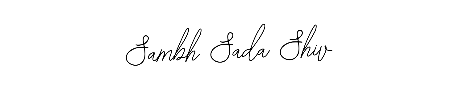 How to Draw Sambh Sada Shiv signature style? Bearetta-2O07w is a latest design signature styles for name Sambh Sada Shiv. Sambh Sada Shiv signature style 12 images and pictures png