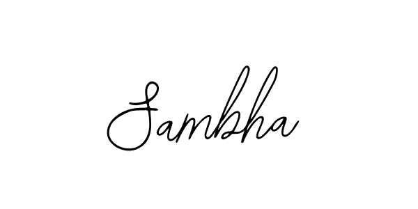 Once you've used our free online signature maker to create your best signature Bearetta-2O07w style, it's time to enjoy all of the benefits that Sambha name signing documents. Sambha signature style 12 images and pictures png