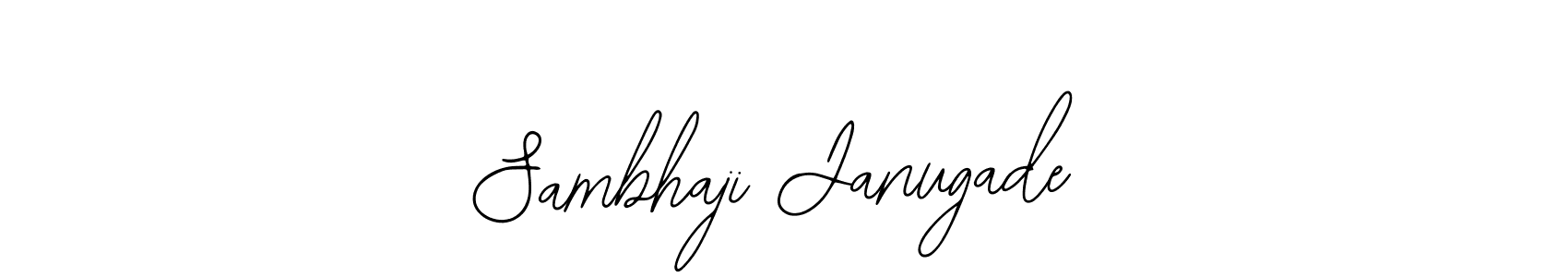 Create a beautiful signature design for name Sambhaji Janugade. With this signature (Bearetta-2O07w) fonts, you can make a handwritten signature for free. Sambhaji Janugade signature style 12 images and pictures png