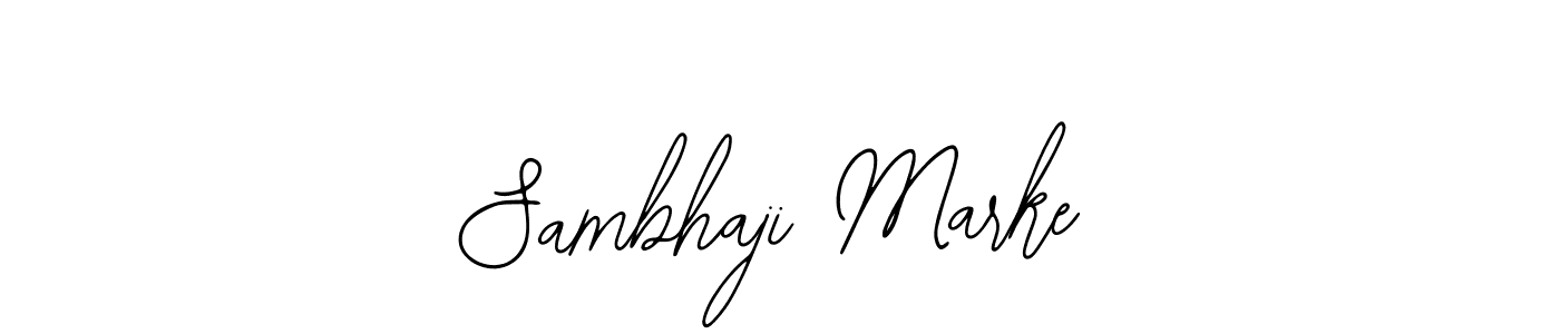 How to Draw Sambhaji Marke signature style? Bearetta-2O07w is a latest design signature styles for name Sambhaji Marke. Sambhaji Marke signature style 12 images and pictures png