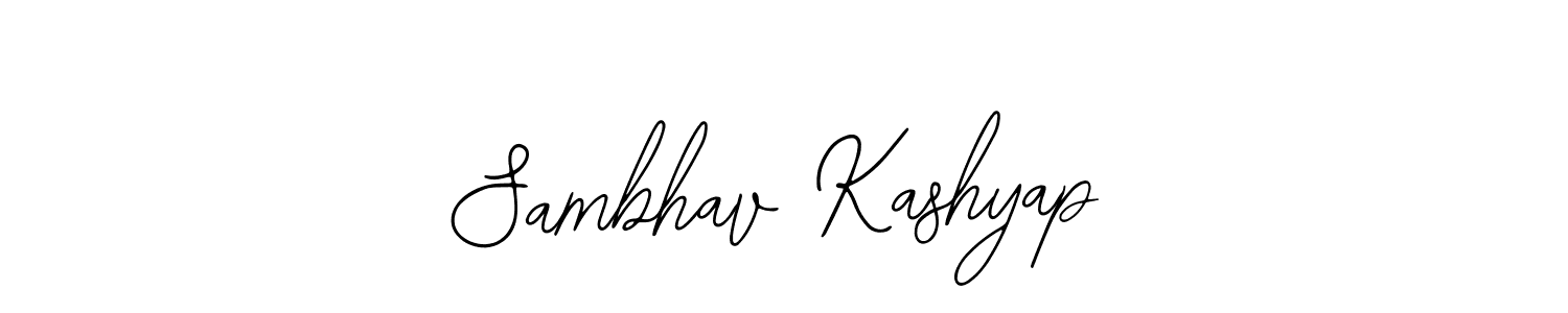 Make a short Sambhav Kashyap signature style. Manage your documents anywhere anytime using Bearetta-2O07w. Create and add eSignatures, submit forms, share and send files easily. Sambhav Kashyap signature style 12 images and pictures png