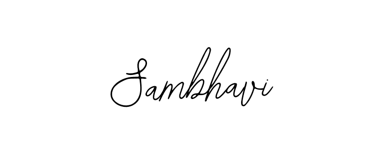 How to make Sambhavi signature? Bearetta-2O07w is a professional autograph style. Create handwritten signature for Sambhavi name. Sambhavi signature style 12 images and pictures png