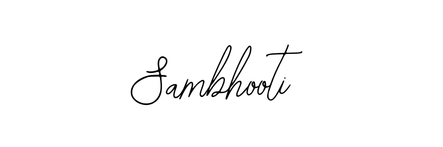 Sambhooti stylish signature style. Best Handwritten Sign (Bearetta-2O07w) for my name. Handwritten Signature Collection Ideas for my name Sambhooti. Sambhooti signature style 12 images and pictures png