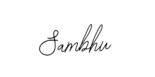 The best way (Bearetta-2O07w) to make a short signature is to pick only two or three words in your name. The name Sambhu include a total of six letters. For converting this name. Sambhu signature style 12 images and pictures png