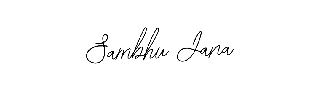 Design your own signature with our free online signature maker. With this signature software, you can create a handwritten (Bearetta-2O07w) signature for name Sambhu Jana. Sambhu Jana signature style 12 images and pictures png