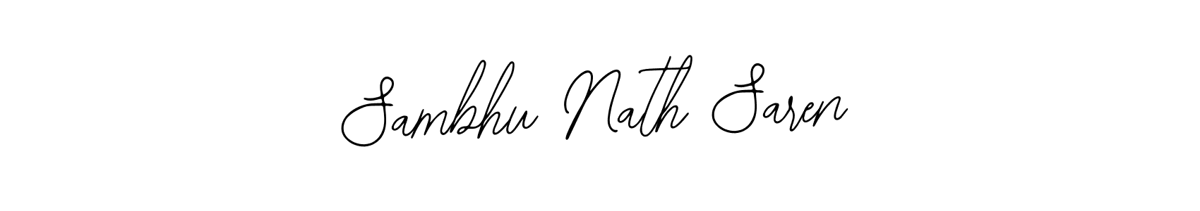 Make a beautiful signature design for name Sambhu Nath Saren. Use this online signature maker to create a handwritten signature for free. Sambhu Nath Saren signature style 12 images and pictures png