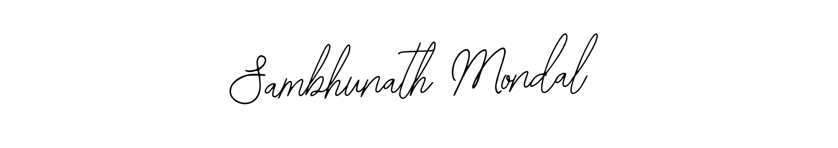 Sambhunath Mondal stylish signature style. Best Handwritten Sign (Bearetta-2O07w) for my name. Handwritten Signature Collection Ideas for my name Sambhunath Mondal. Sambhunath Mondal signature style 12 images and pictures png