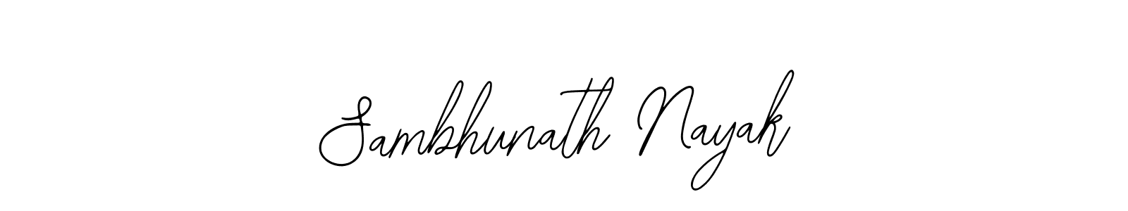 How to make Sambhunath Nayak signature? Bearetta-2O07w is a professional autograph style. Create handwritten signature for Sambhunath Nayak name. Sambhunath Nayak signature style 12 images and pictures png