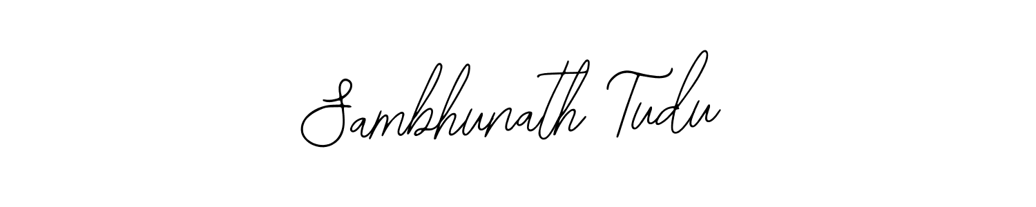 Create a beautiful signature design for name Sambhunath Tudu. With this signature (Bearetta-2O07w) fonts, you can make a handwritten signature for free. Sambhunath Tudu signature style 12 images and pictures png