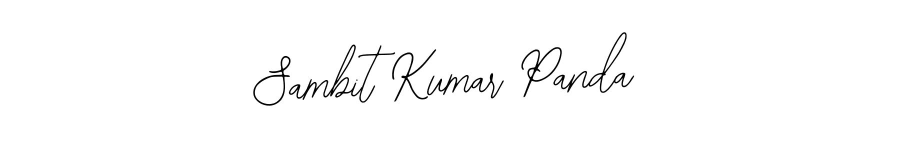 You should practise on your own different ways (Bearetta-2O07w) to write your name (Sambit Kumar Panda) in signature. don't let someone else do it for you. Sambit Kumar Panda signature style 12 images and pictures png