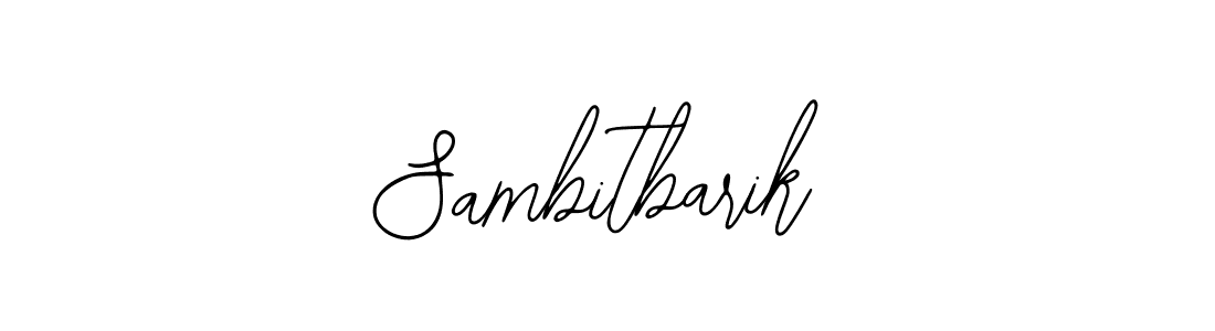 The best way (Bearetta-2O07w) to make a short signature is to pick only two or three words in your name. The name Sambitbarik include a total of six letters. For converting this name. Sambitbarik signature style 12 images and pictures png