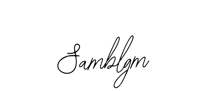 Samblgm stylish signature style. Best Handwritten Sign (Bearetta-2O07w) for my name. Handwritten Signature Collection Ideas for my name Samblgm. Samblgm signature style 12 images and pictures png