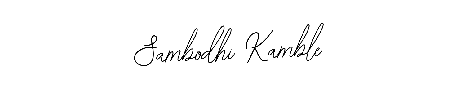 How to make Sambodhi Kamble signature? Bearetta-2O07w is a professional autograph style. Create handwritten signature for Sambodhi Kamble name. Sambodhi Kamble signature style 12 images and pictures png