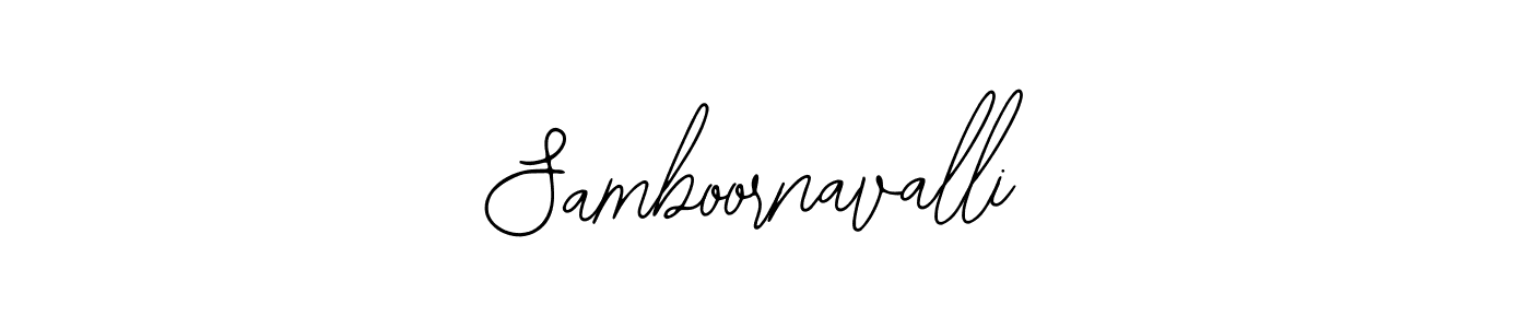 It looks lik you need a new signature style for name Samboornavalli. Design unique handwritten (Bearetta-2O07w) signature with our free signature maker in just a few clicks. Samboornavalli signature style 12 images and pictures png