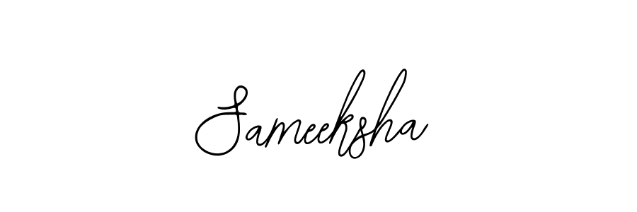 How to make Sameeksha signature? Bearetta-2O07w is a professional autograph style. Create handwritten signature for Sameeksha name. Sameeksha signature style 12 images and pictures png