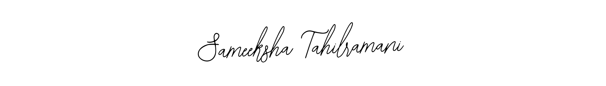 Make a beautiful signature design for name Sameeksha Tahilramani. With this signature (Bearetta-2O07w) style, you can create a handwritten signature for free. Sameeksha Tahilramani signature style 12 images and pictures png