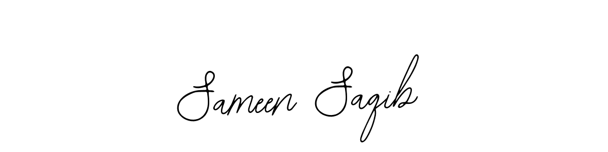How to make Sameen Saqib signature? Bearetta-2O07w is a professional autograph style. Create handwritten signature for Sameen Saqib name. Sameen Saqib signature style 12 images and pictures png