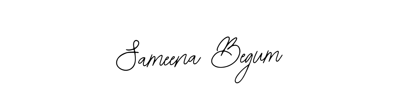 Bearetta-2O07w is a professional signature style that is perfect for those who want to add a touch of class to their signature. It is also a great choice for those who want to make their signature more unique. Get Sameena Begum name to fancy signature for free. Sameena Begum signature style 12 images and pictures png