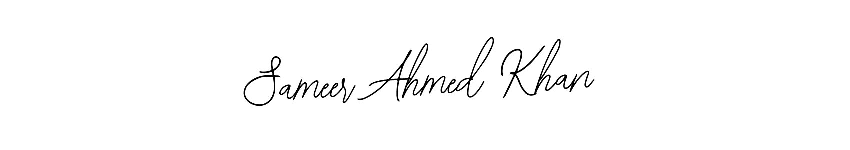 How to Draw Sameer Ahmed Khan signature style? Bearetta-2O07w is a latest design signature styles for name Sameer Ahmed Khan. Sameer Ahmed Khan signature style 12 images and pictures png