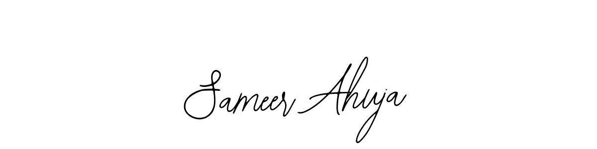 Sameer Ahuja stylish signature style. Best Handwritten Sign (Bearetta-2O07w) for my name. Handwritten Signature Collection Ideas for my name Sameer Ahuja. Sameer Ahuja signature style 12 images and pictures png