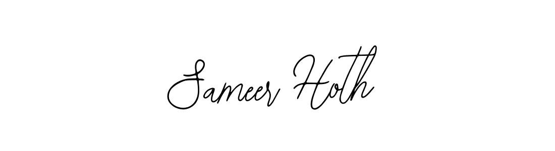 Use a signature maker to create a handwritten signature online. With this signature software, you can design (Bearetta-2O07w) your own signature for name Sameer Hoth. Sameer Hoth signature style 12 images and pictures png