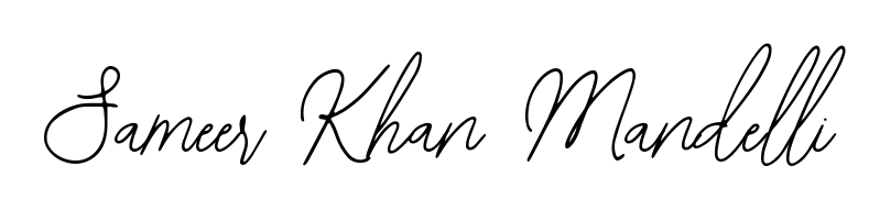 Discover the perfect balance of readability and style for Sameer Khan Mandelli with Bearetta-2O07w font. Create your dream signature today. Sameer Khan Mandelli signature style 12 images and pictures png