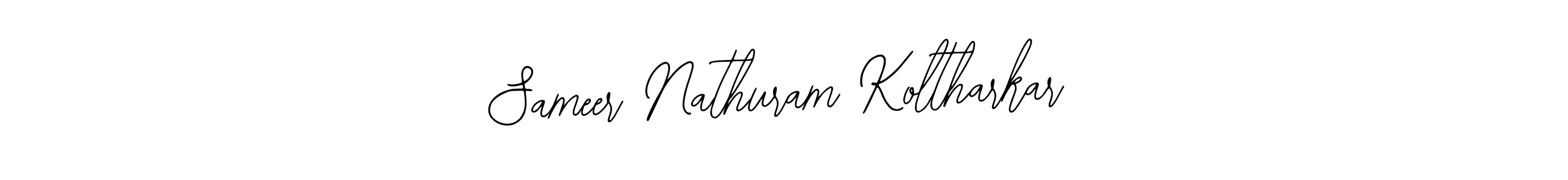 Design your own signature with our free online signature maker. With this signature software, you can create a handwritten (Bearetta-2O07w) signature for name Sameer Nathuram Koltharkar. Sameer Nathuram Koltharkar signature style 12 images and pictures png