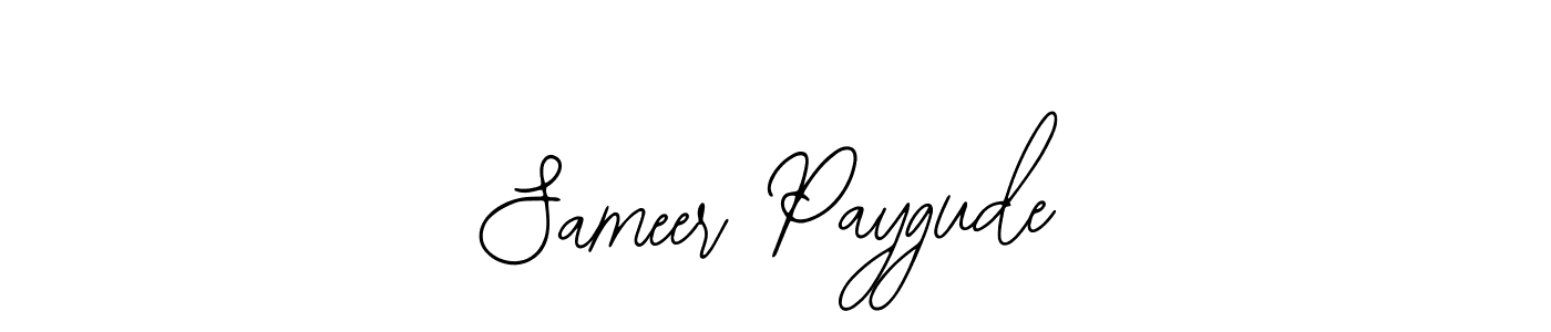 Make a beautiful signature design for name Sameer Paygude. With this signature (Bearetta-2O07w) style, you can create a handwritten signature for free. Sameer Paygude signature style 12 images and pictures png