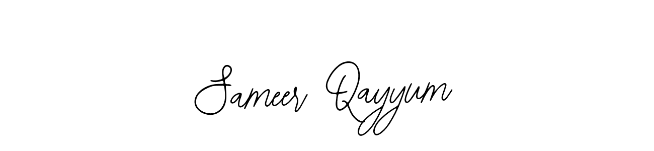 How to make Sameer Qayyum name signature. Use Bearetta-2O07w style for creating short signs online. This is the latest handwritten sign. Sameer Qayyum signature style 12 images and pictures png