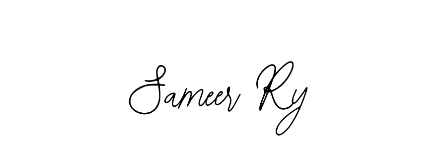 The best way (Bearetta-2O07w) to make a short signature is to pick only two or three words in your name. The name Sameer Ry include a total of six letters. For converting this name. Sameer Ry signature style 12 images and pictures png