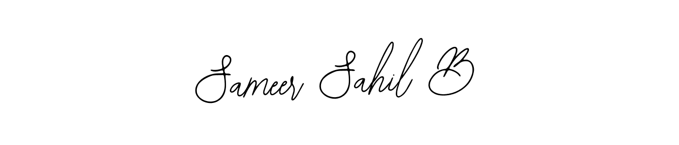 Sameer Sahil B stylish signature style. Best Handwritten Sign (Bearetta-2O07w) for my name. Handwritten Signature Collection Ideas for my name Sameer Sahil B. Sameer Sahil B signature style 12 images and pictures png