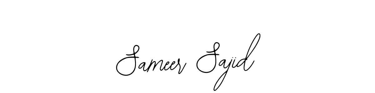 Bearetta-2O07w is a professional signature style that is perfect for those who want to add a touch of class to their signature. It is also a great choice for those who want to make their signature more unique. Get Sameer Sajid name to fancy signature for free. Sameer Sajid signature style 12 images and pictures png