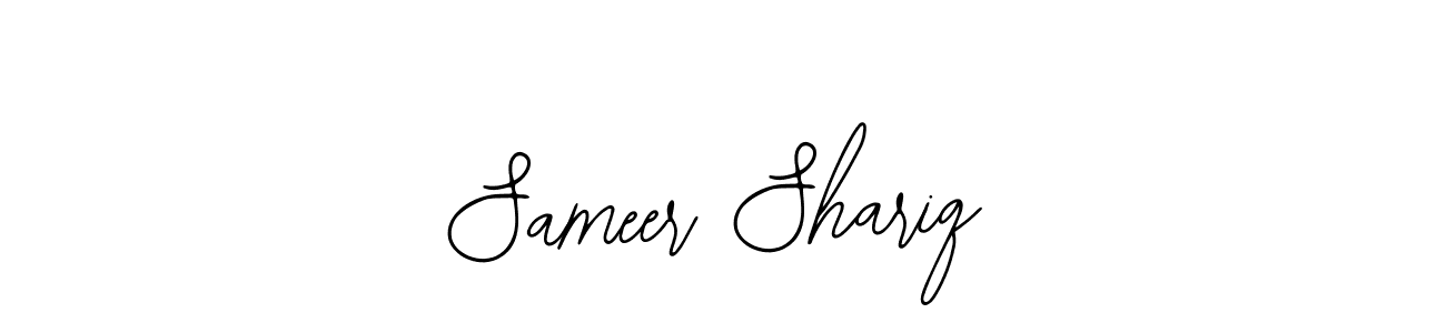 Design your own signature with our free online signature maker. With this signature software, you can create a handwritten (Bearetta-2O07w) signature for name Sameer Shariq. Sameer Shariq signature style 12 images and pictures png