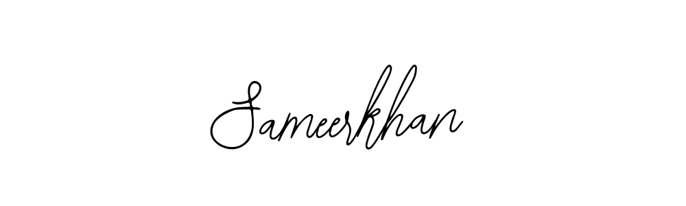 How to make Sameerkhan signature? Bearetta-2O07w is a professional autograph style. Create handwritten signature for Sameerkhan name. Sameerkhan signature style 12 images and pictures png