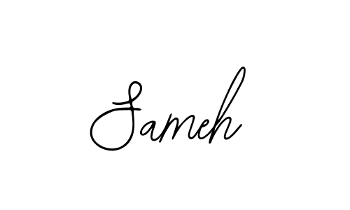 Design your own signature with our free online signature maker. With this signature software, you can create a handwritten (Bearetta-2O07w) signature for name Sameh. Sameh signature style 12 images and pictures png
