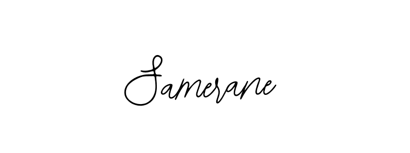 if you are searching for the best signature style for your name Samerane. so please give up your signature search. here we have designed multiple signature styles  using Bearetta-2O07w. Samerane signature style 12 images and pictures png