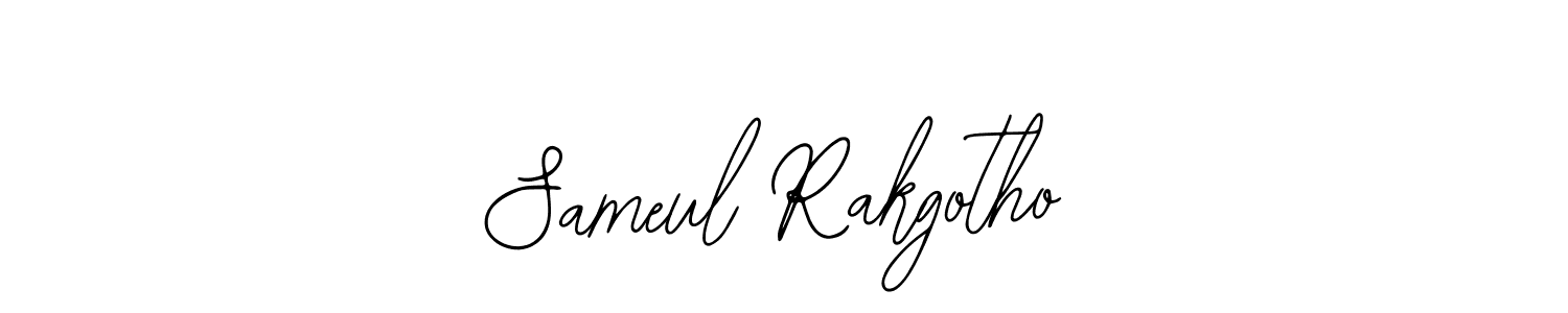 The best way (Bearetta-2O07w) to make a short signature is to pick only two or three words in your name. The name Sameul Rakgotho include a total of six letters. For converting this name. Sameul Rakgotho signature style 12 images and pictures png