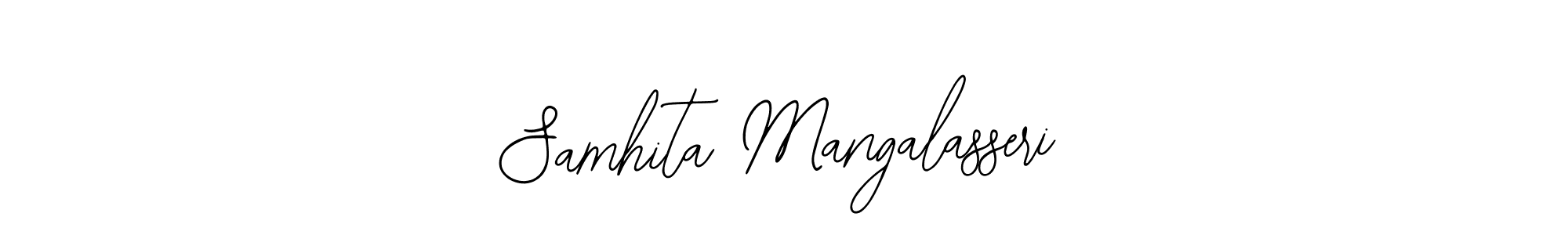 Create a beautiful signature design for name Samhita Mangalasseri. With this signature (Bearetta-2O07w) fonts, you can make a handwritten signature for free. Samhita Mangalasseri signature style 12 images and pictures png