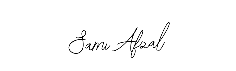 You should practise on your own different ways (Bearetta-2O07w) to write your name (Sami Afzal) in signature. don't let someone else do it for you. Sami Afzal signature style 12 images and pictures png