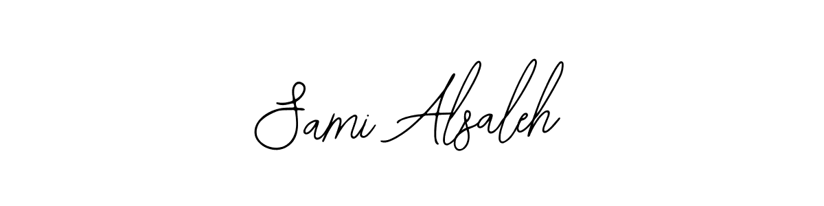 if you are searching for the best signature style for your name Sami Alsaleh. so please give up your signature search. here we have designed multiple signature styles  using Bearetta-2O07w. Sami Alsaleh signature style 12 images and pictures png