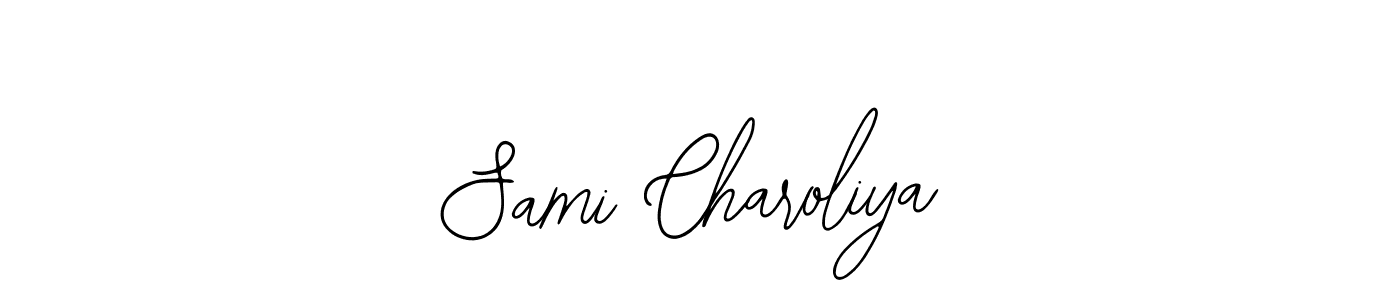 Similarly Bearetta-2O07w is the best handwritten signature design. Signature creator online .You can use it as an online autograph creator for name Sami Charoliya. Sami Charoliya signature style 12 images and pictures png