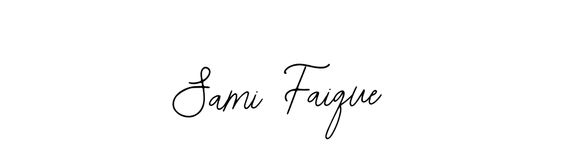 Make a beautiful signature design for name Sami Faique. With this signature (Bearetta-2O07w) style, you can create a handwritten signature for free. Sami Faique signature style 12 images and pictures png