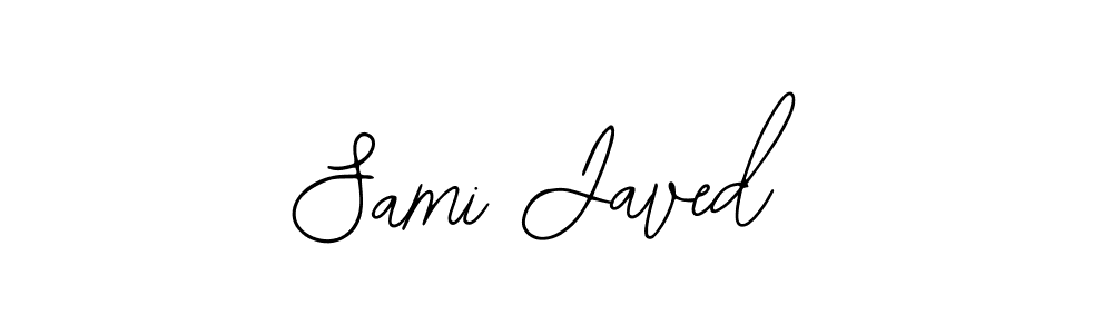 Design your own signature with our free online signature maker. With this signature software, you can create a handwritten (Bearetta-2O07w) signature for name Sami Javed. Sami Javed signature style 12 images and pictures png